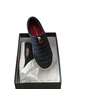 Tommy Hilfiger TW Kampz‎ Slip-On Sneakers Black/Red Size 8.5 New With Tags